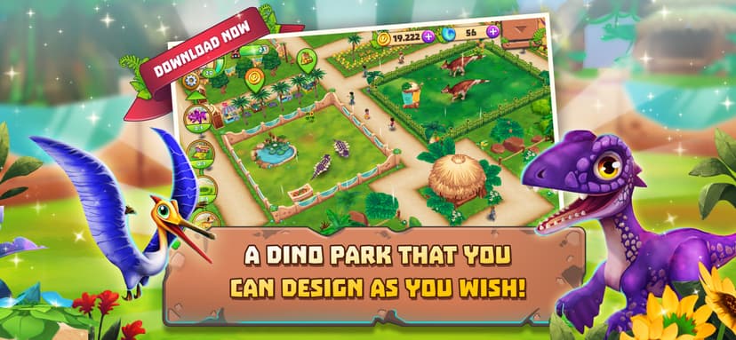 Dinosaur Park: Primeval Zoo screenshot 1 - screenshot