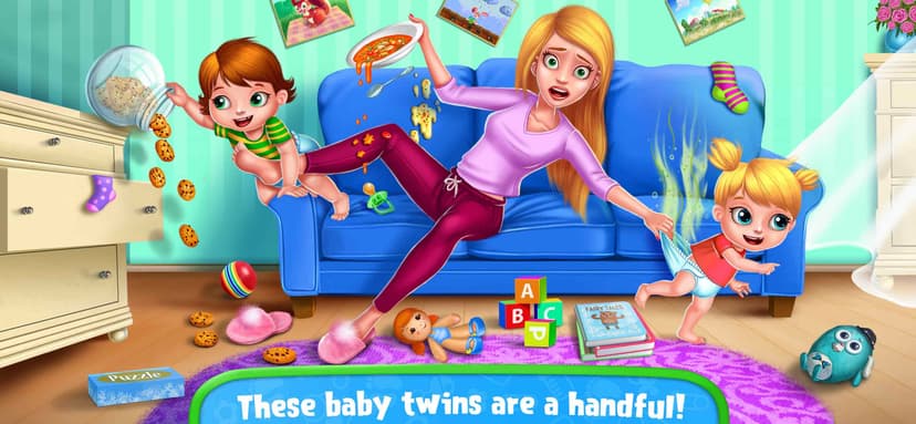 Baby Twins Babysitter screenshot 1 - screenshot