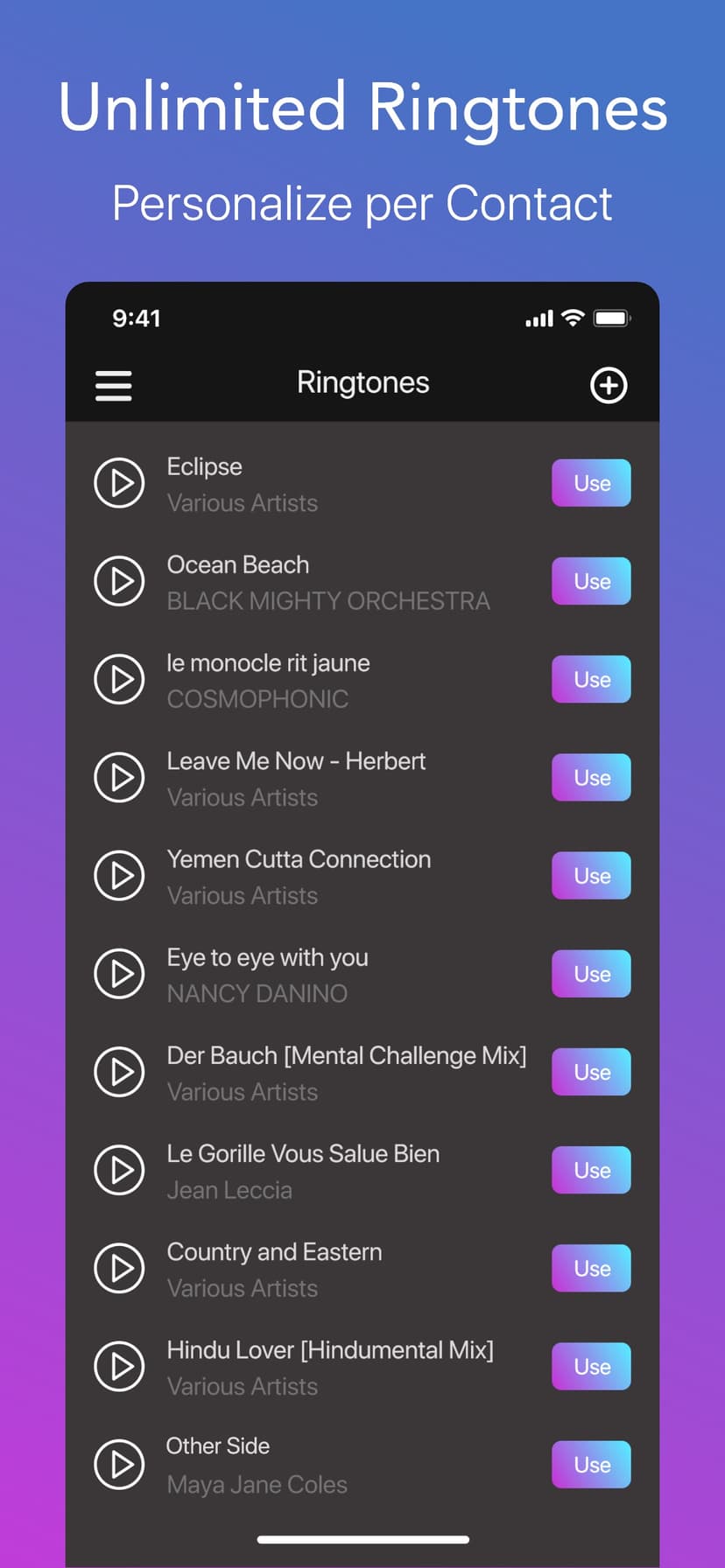 Ringtones Maker for iPhone ‣ screenshot 1 - screenshot