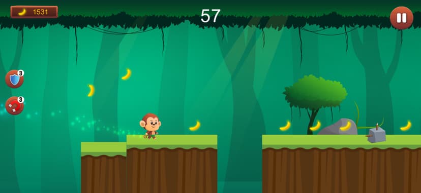 Monkey Run, Jump & Go Bananas! screenshot 2 - screenshot