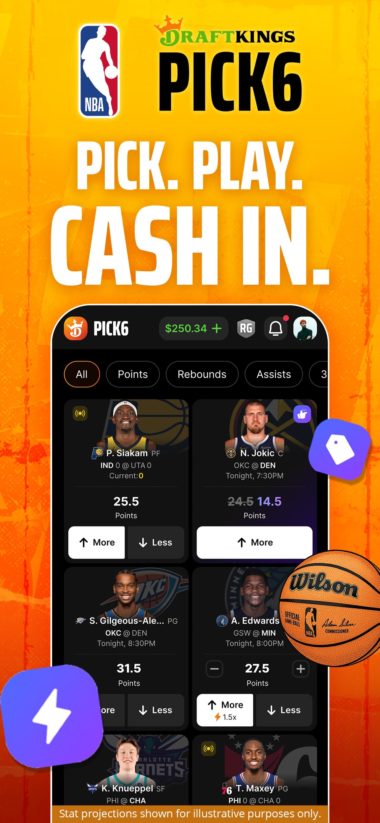 Pick6 DraftKings Sports Picks screenshot 1 - screenshot