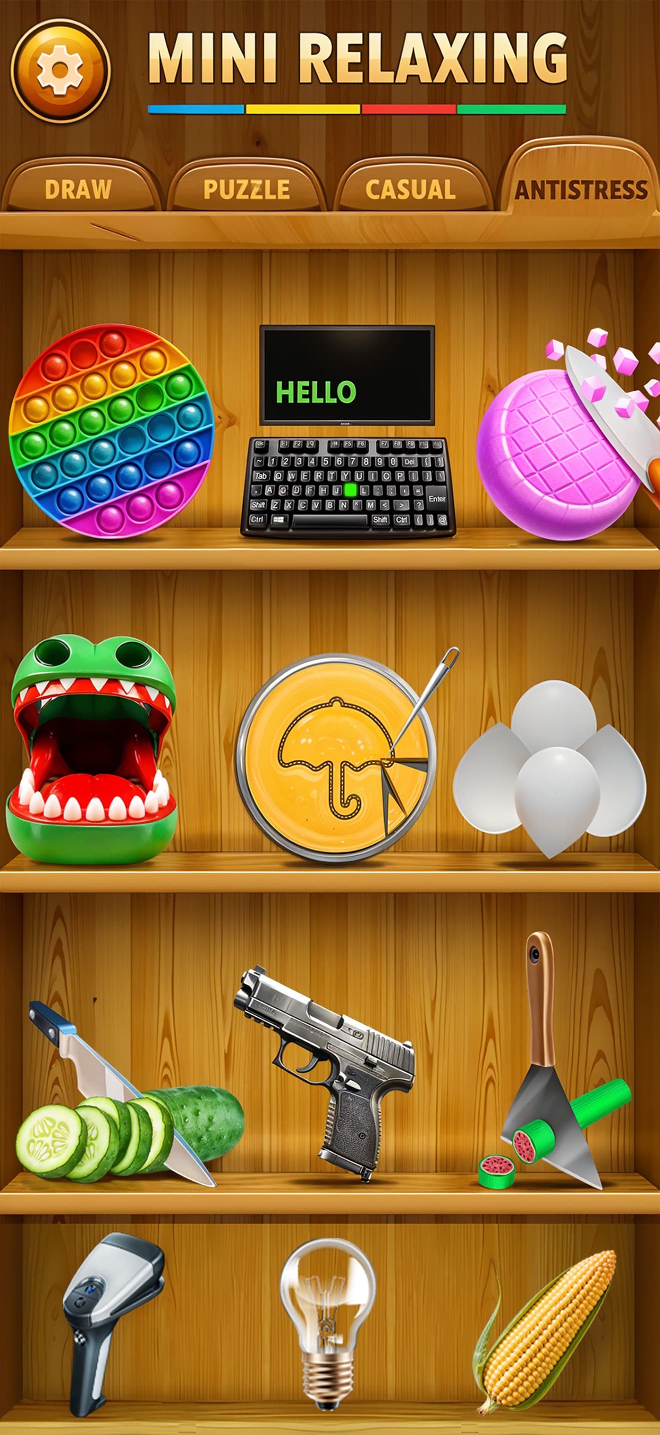 Mini Antistress Relaxing Games screenshot 1 - screenshot