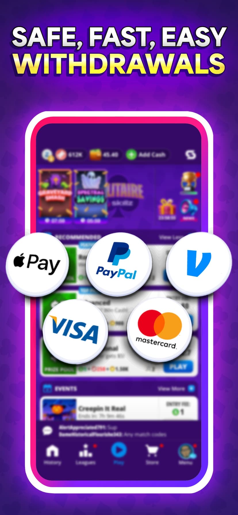Solitaire Skillz - Win Cash screenshot 3 - screenshot