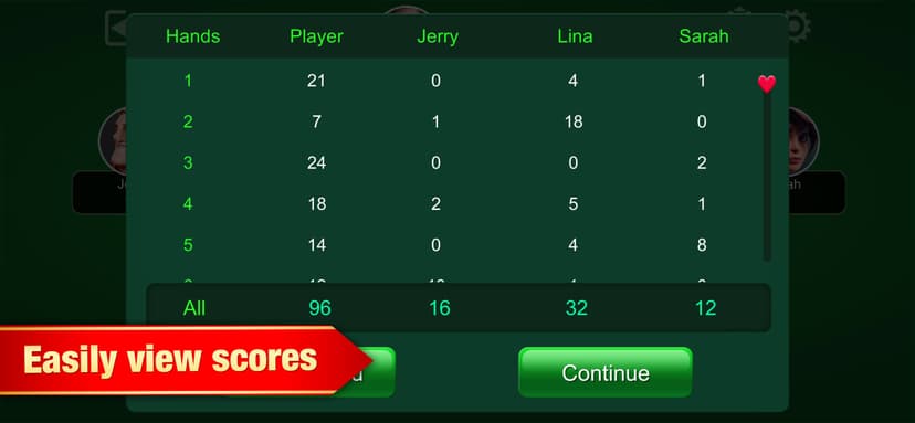 Hearts - Classic Card Games screenshot 3 - screenshot