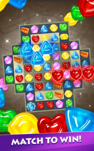 Gummy Drop! Match 3 & Travel screenshot 1 - screenshot