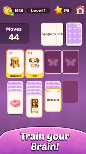 Wordington Solitaire screenshot 1 - screenshot