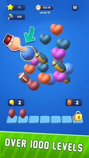 Ball Burst Match - Triple 3D screenshot 2 - screenshot
