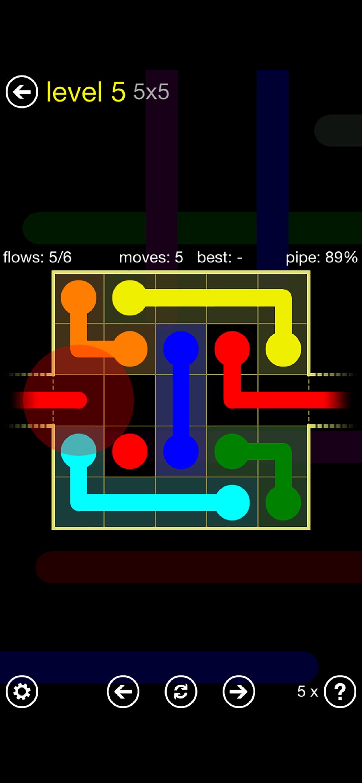 Flow Free: Warps screenshot 1 - screenshot