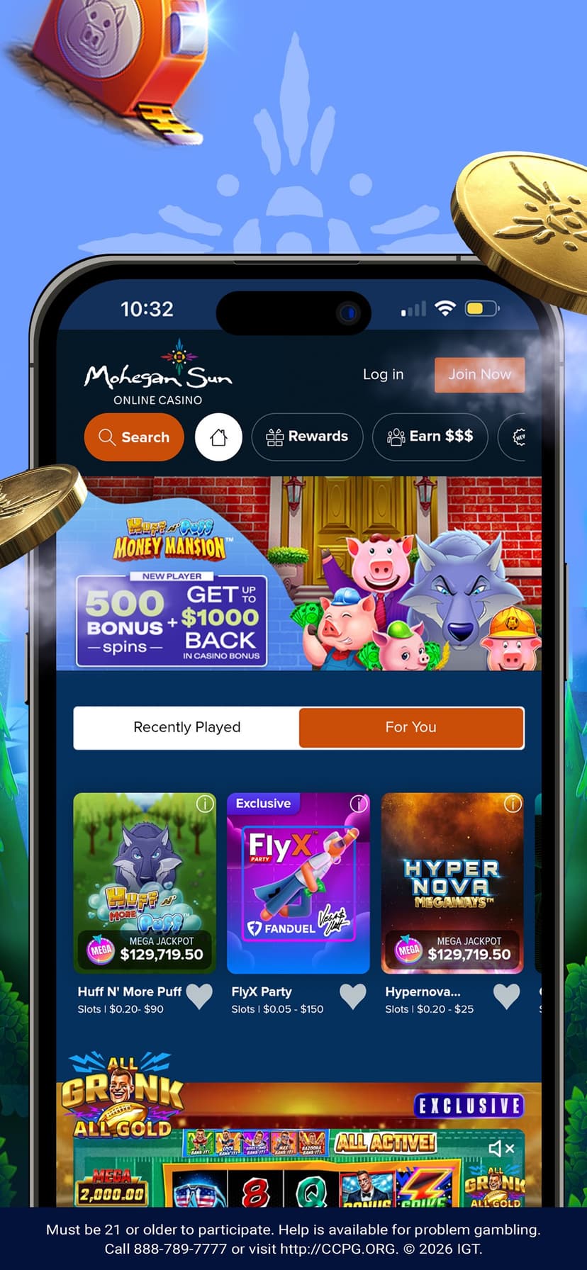 Mohegan Sun CT Online Casino screenshot 4 - screenshot
