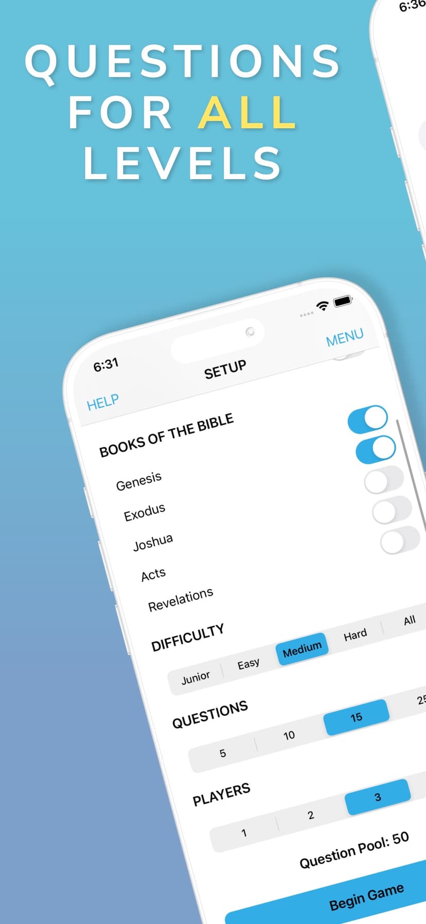 Bible Trivia - Christian Games screenshot 2 - screenshot