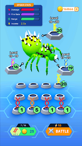 Spider Evolve n Shoot screenshot 1 - screenshot