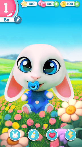 Bu Bunny - Cute pet care game screenshot 1 - screenshot