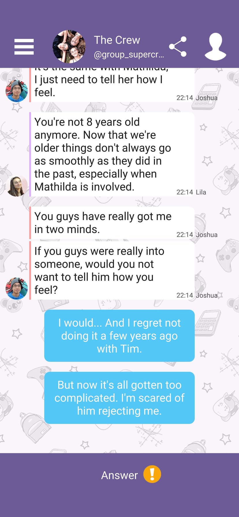 Hey Love Tim: Chat Story screenshot 6 - screenshot