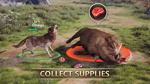 Wolf Game: Wild Animal Wars screenshot 2 - screenshot