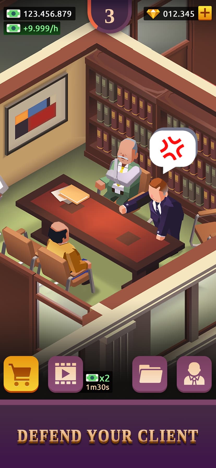 Law Empire Tycoon - Idle Game screenshot 1 - screenshot