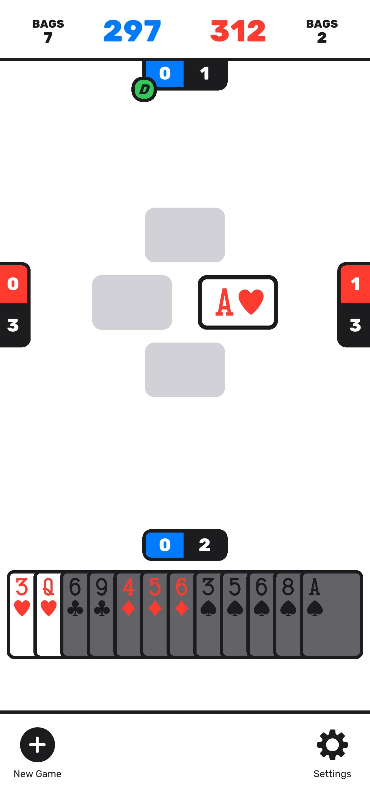 Spades by Staple Games screenshot 1 - screenshot