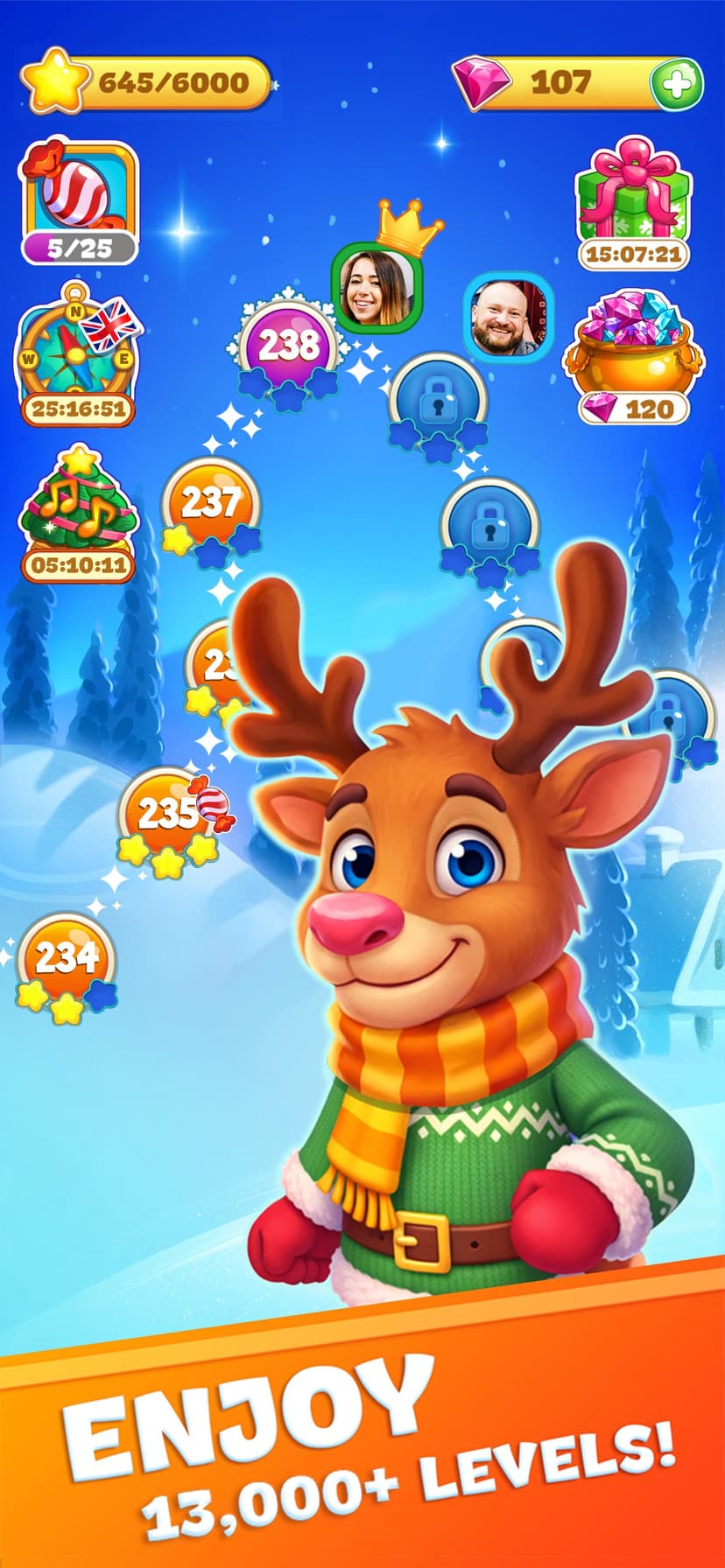 Christmas Sweeper 3: Match-3 screenshot 5 - screenshot