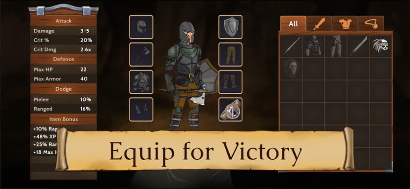 Obsidian Knight: Roguelike RPG screenshot 3 - screenshot