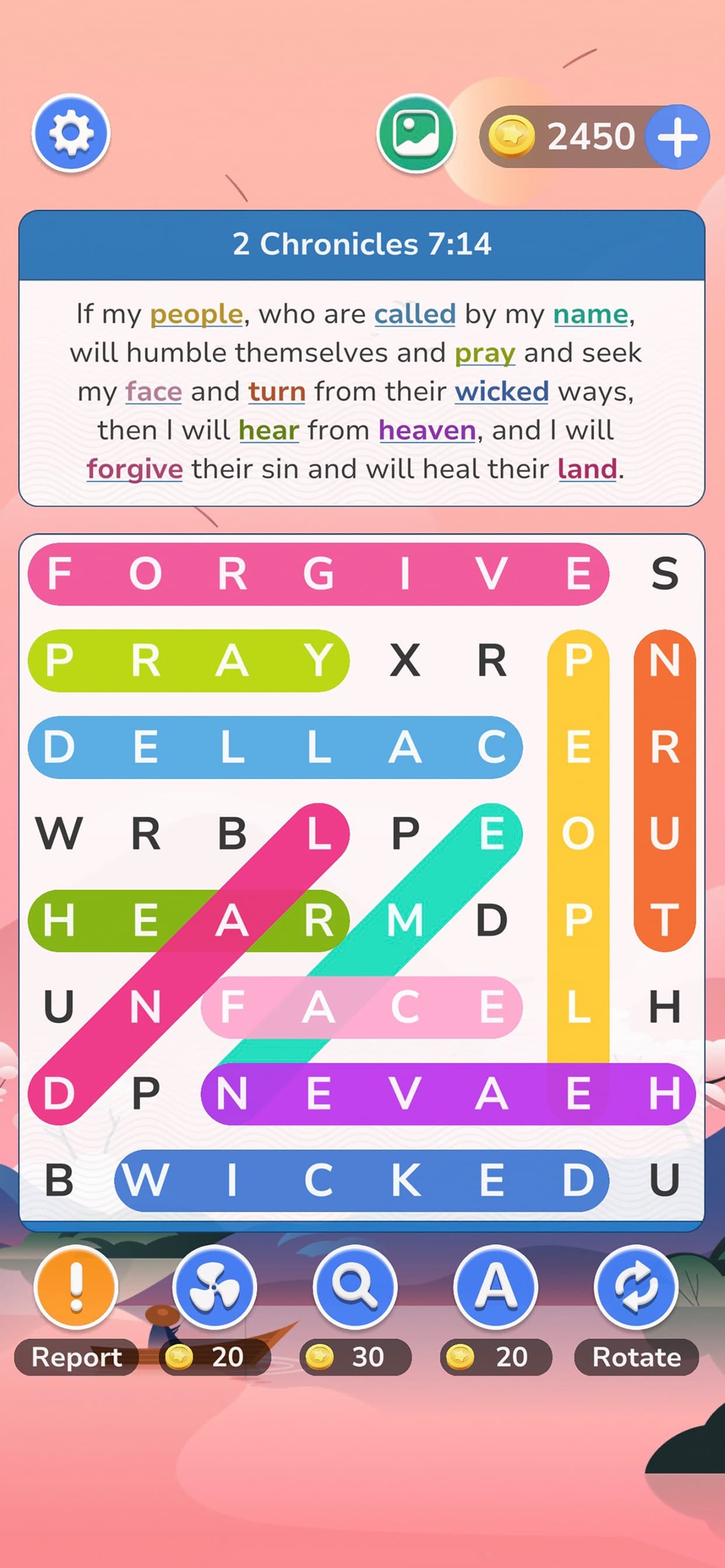 Bible Word Search Games screenshot 6 - screenshot