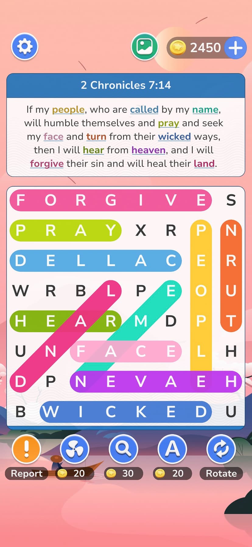 Bible Word Search Games screenshot 6 - screenshot