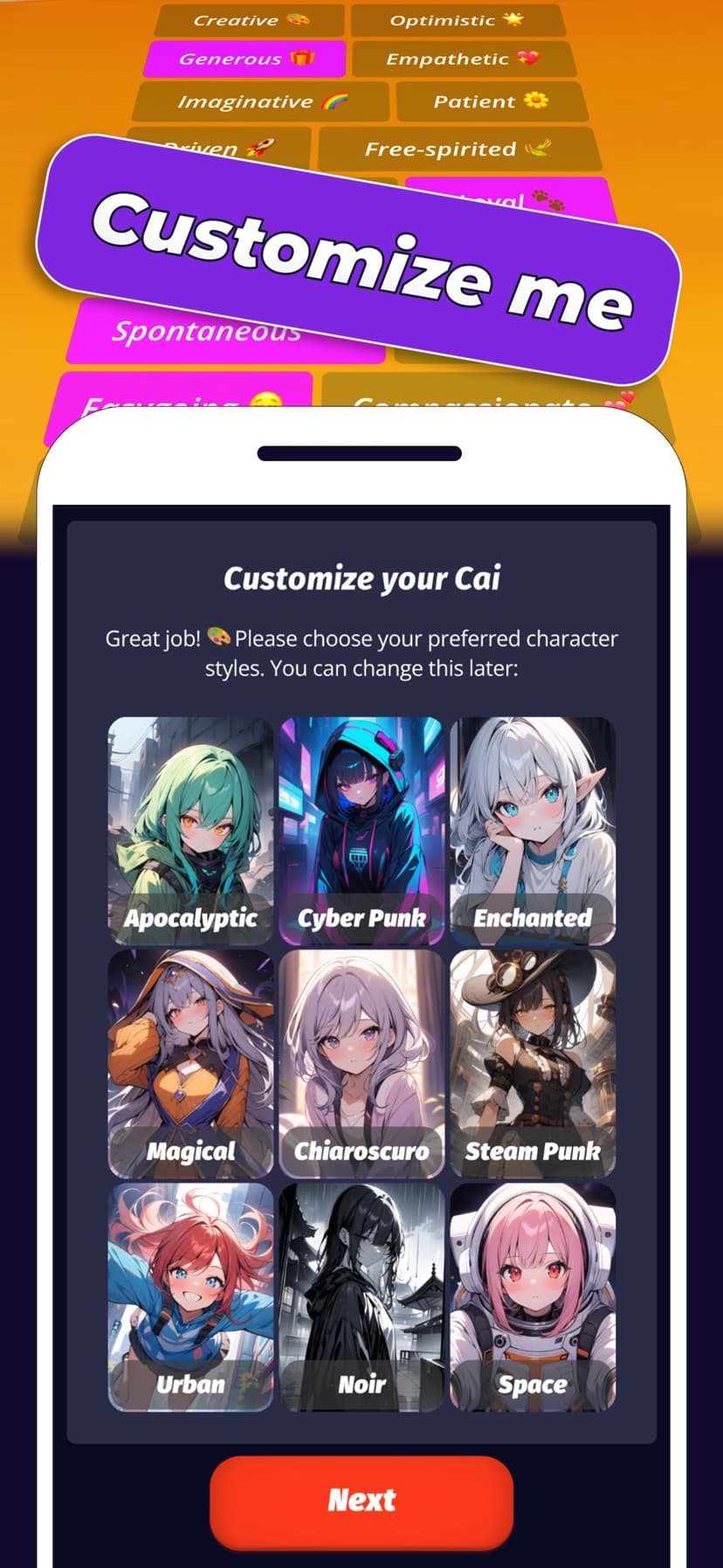 Cai: AI Anime Chat Waifu screenshot 4 - screenshot