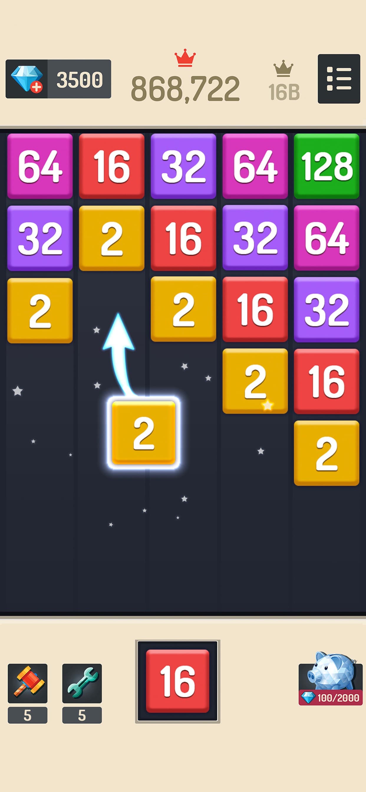 Merge Block - Number Puzzle screenshot 1 - screenshot
