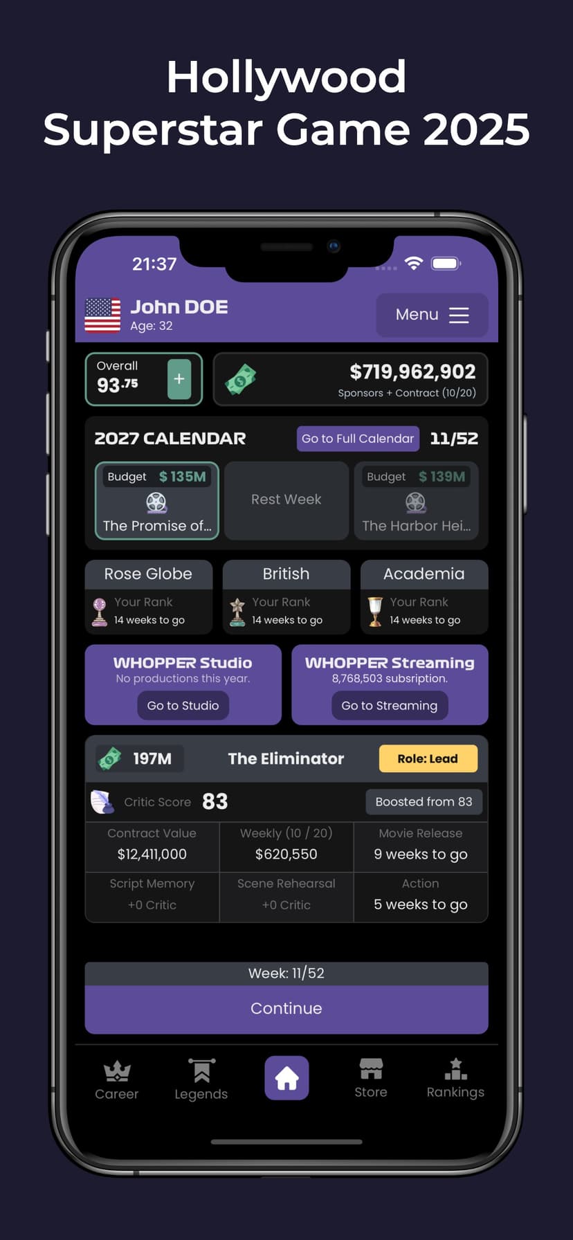 Hollywood Superstar Tycoon screenshot 1 - screenshot