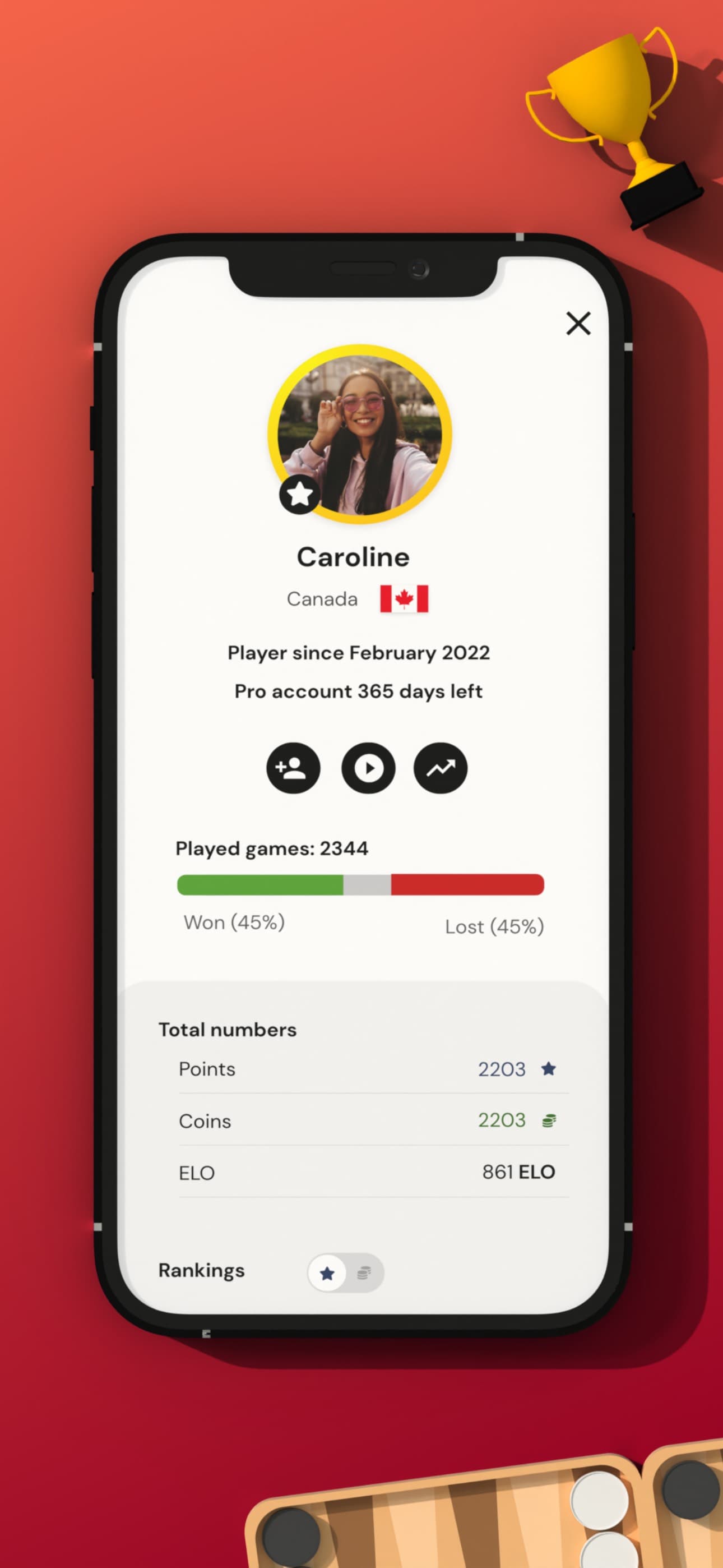 Backgammon Pro Online screenshot 4 - screenshot