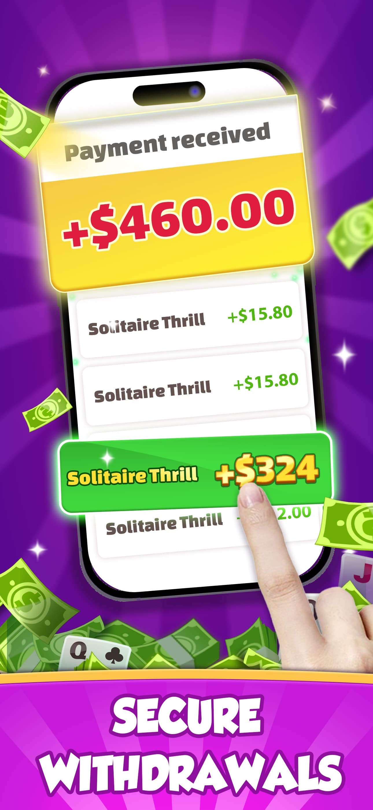 Solitaire Thrill: Win Cash screenshot 2 - screenshot