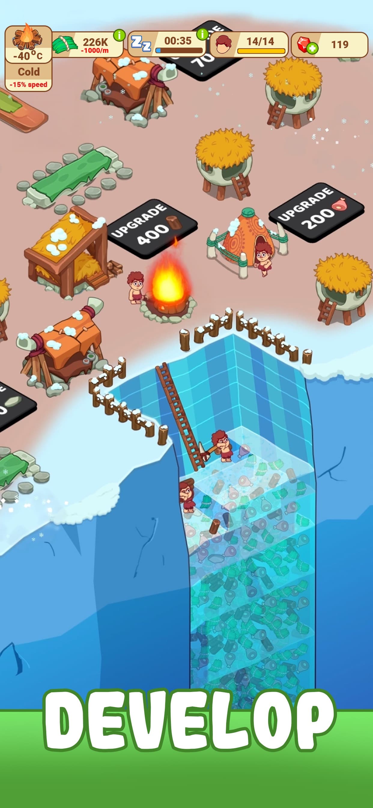 Icy Village: Survival Idle screenshot 4 - screenshot