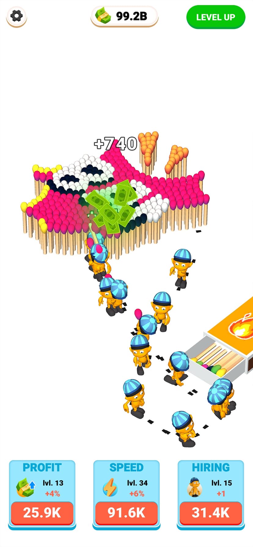 Matches Craft - Idle Game screenshot 3 - screenshot