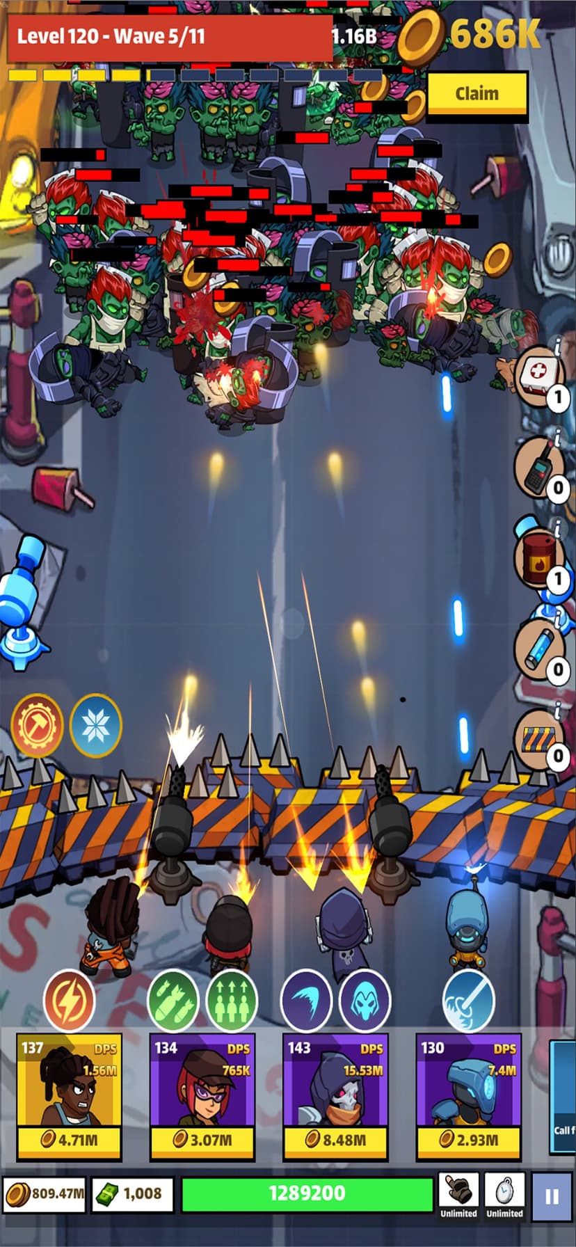 Zombie Idle Defense screenshot 1 - screenshot