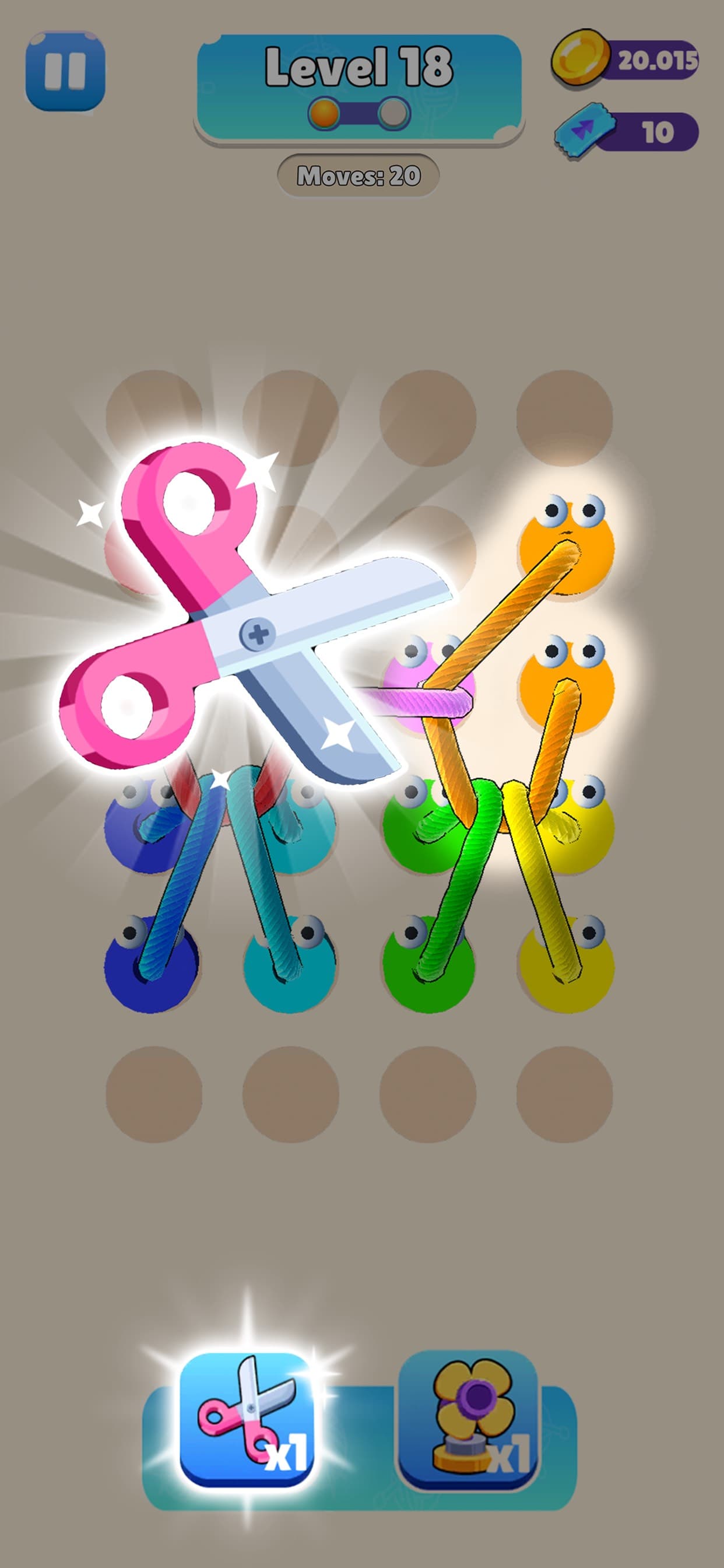 Rope Tangle 3D - Puzzle Game screenshot 2 - screenshot