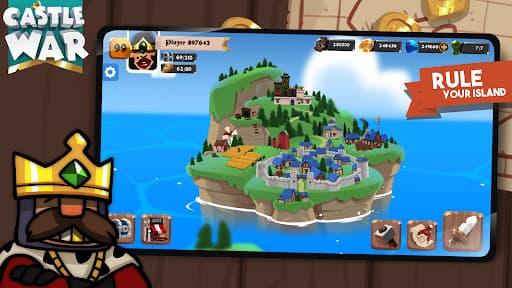 Castle War: Idle Island screenshot 1 - screenshot