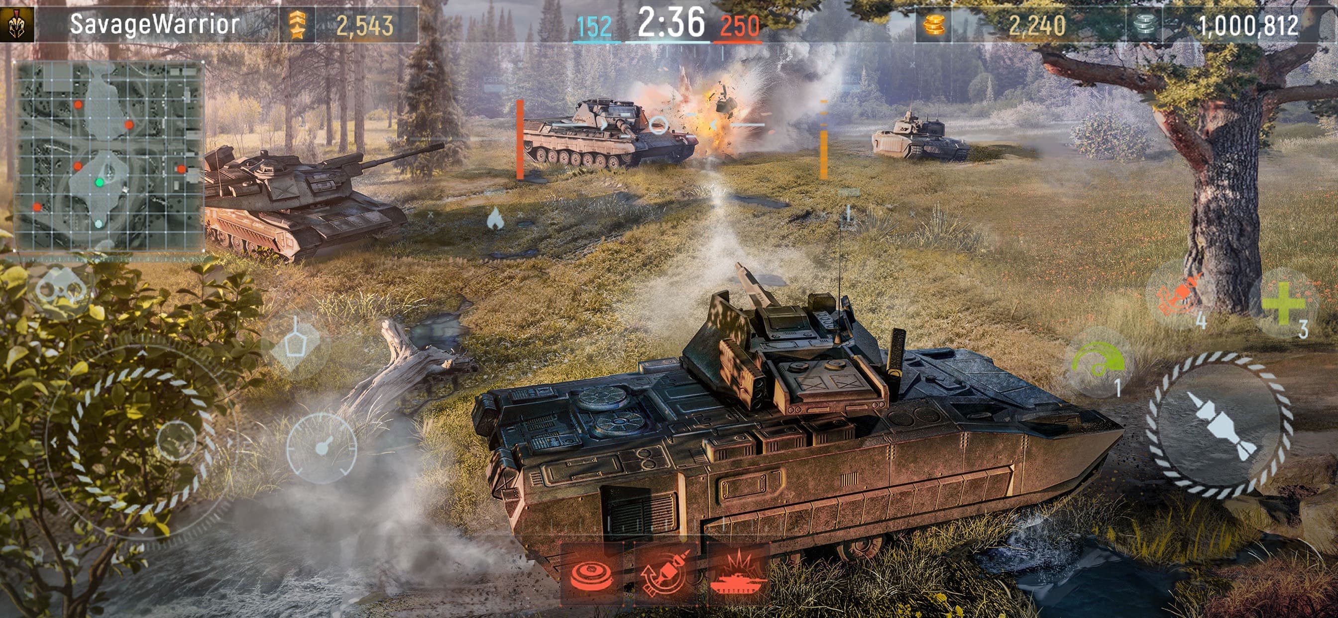 Modern Tanks: Military Battle screenshot 1 - screenshot