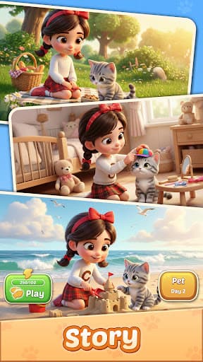 Meowment: Merge & Makeover screenshot 3 - screenshot