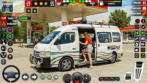 Mini Bus Driving Van Simulator screenshot 1 - screenshot