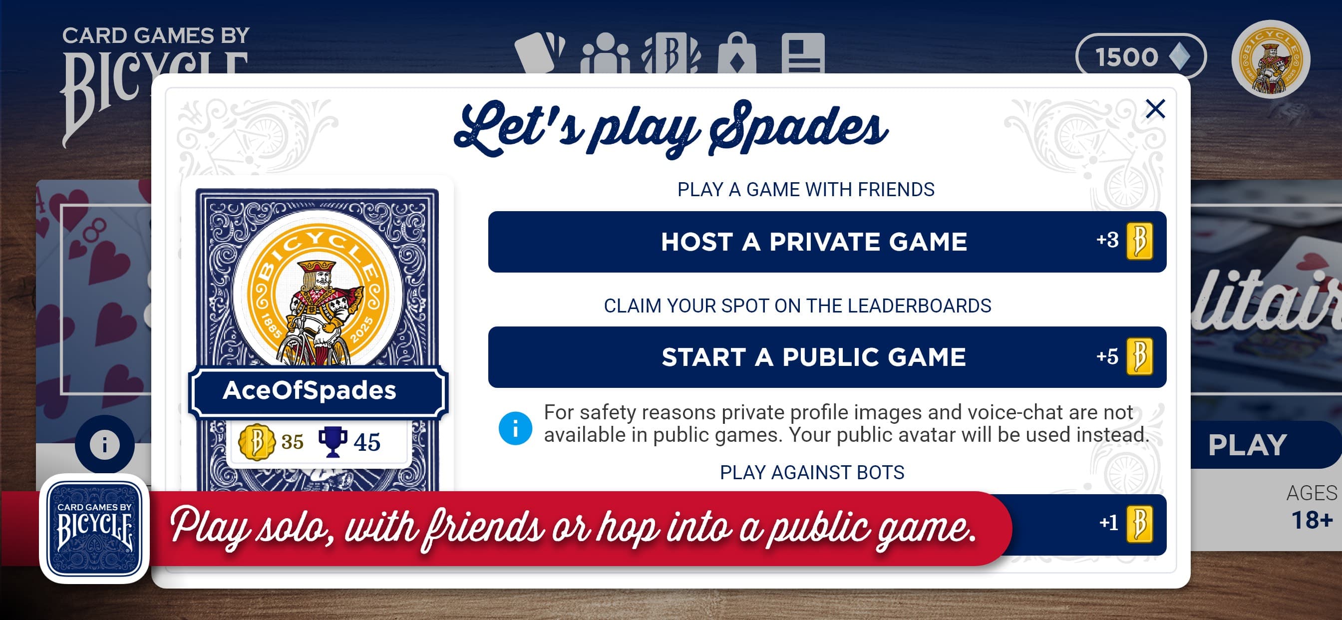 Card Games by Bicycle screenshot 2 - screenshot
