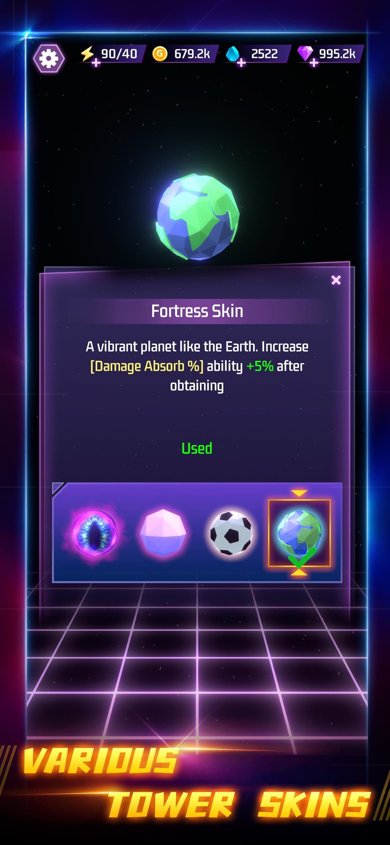 Space Tower - Galaxy Tower TD screenshot 4 - screenshot