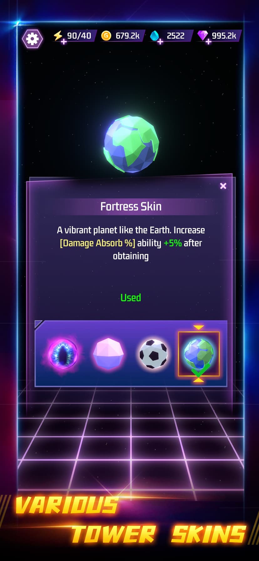 Space Tower - Galaxy Tower TD screenshot 4 - screenshot