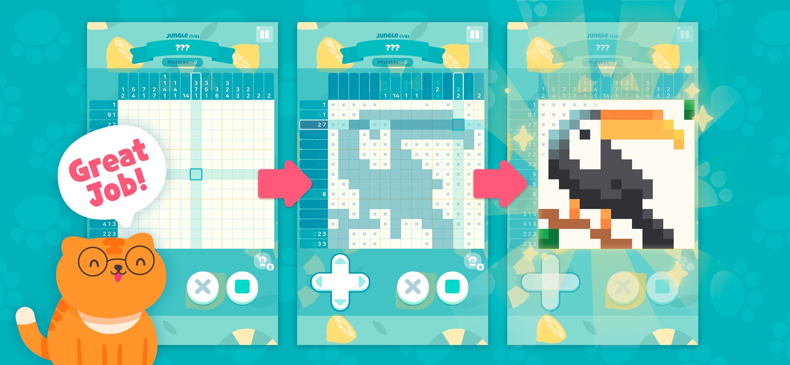 Meow Tower - Nonogram Puzzle screenshot 3 - screenshot