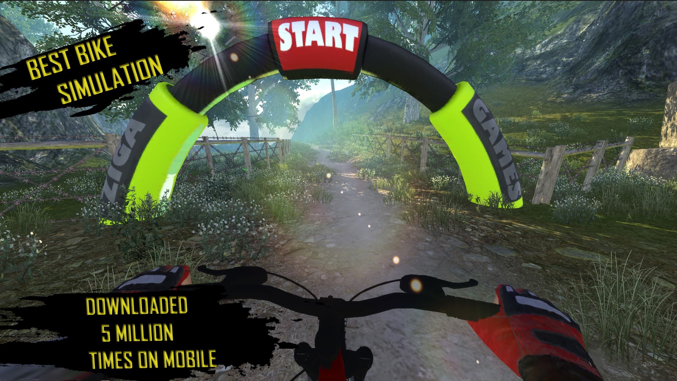Mtb DownHill Bike: Multiplayer screenshot 1 - screenshot