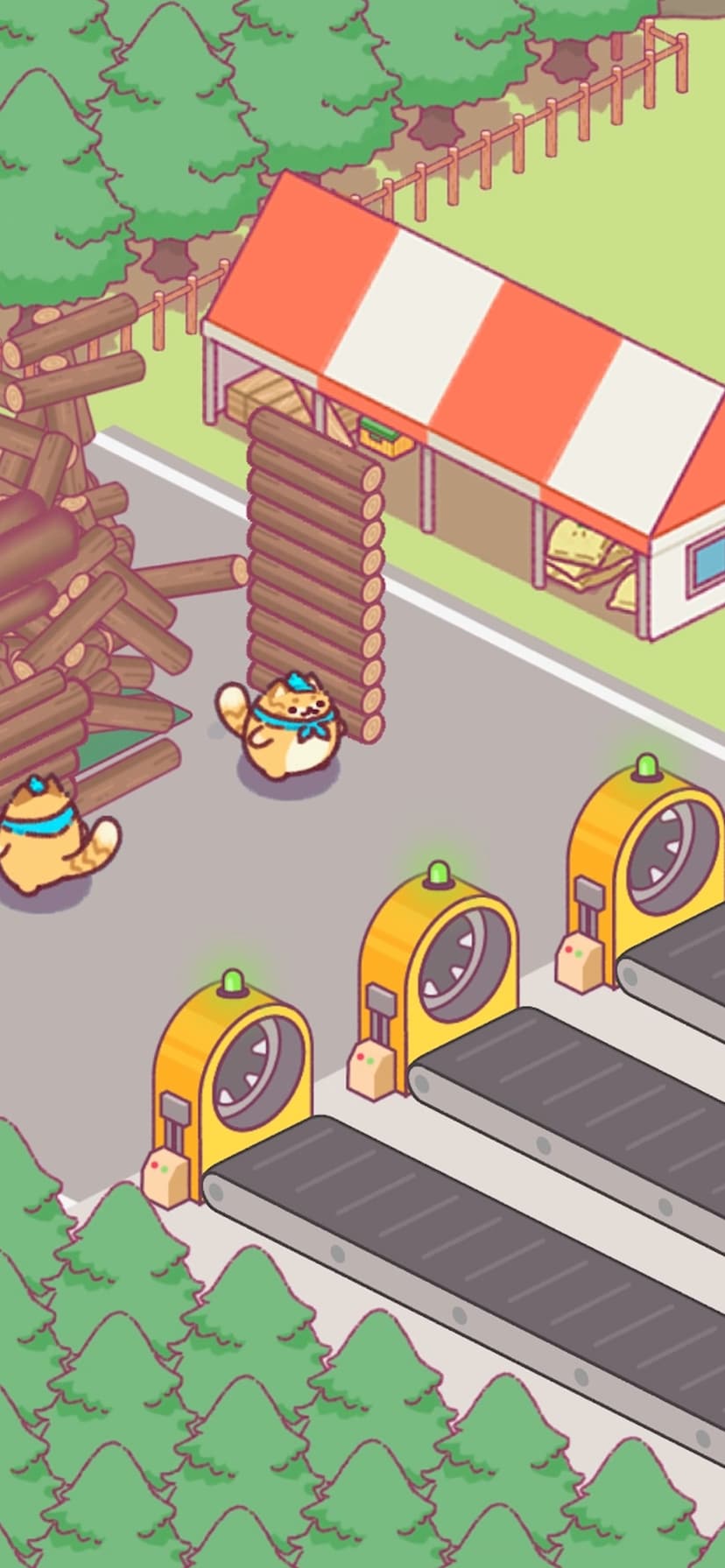 Idle Lumbercat - Wood Games screenshot 4 - screenshot