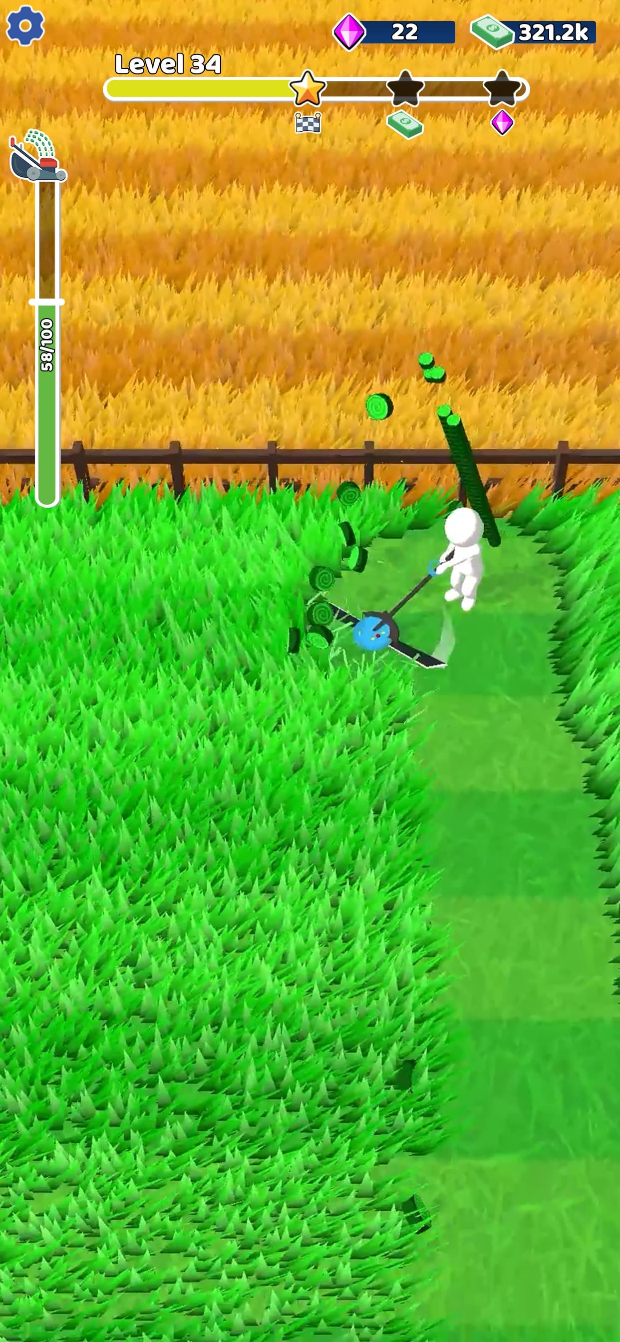 Grass Master: Lawn Mowing 3D screenshot 1 - screenshot