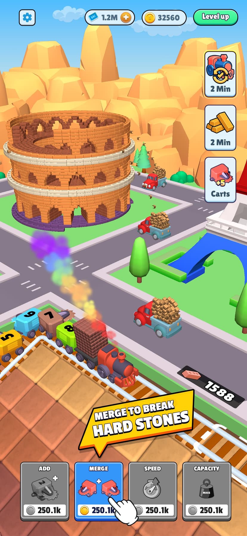 Train Digger - Idle Game screenshot 4 - screenshot