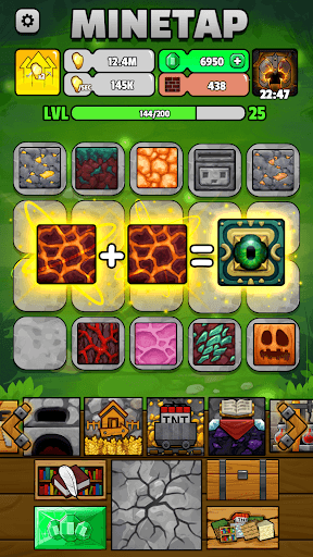 Minetap – Merge rpg clicker screenshot 7 - screenshot
