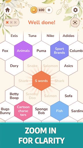 Hexa Ties: Word Associations screenshot 4 - screenshot
