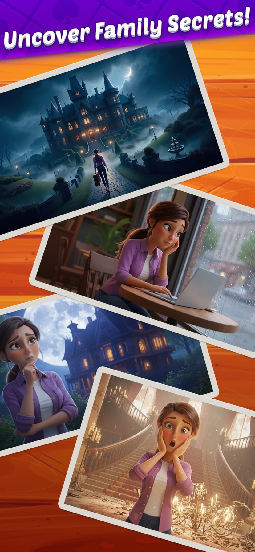 Solitaire Story: Ava's Manor screenshot 1 - screenshot