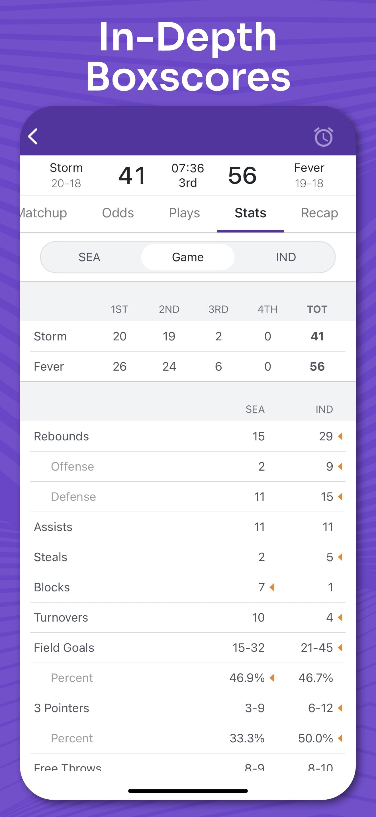 Superfan: Women's Basketball screenshot 4 - screenshot