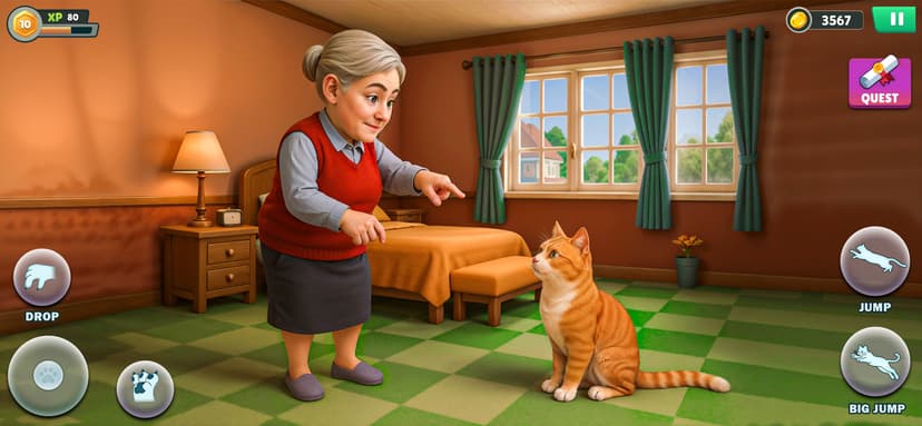 Kitten vs Nana Trickster Clash screenshot 4 - screenshot